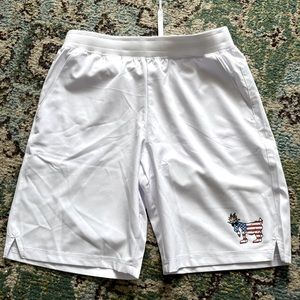 NWOT GOAT USA white youth athletic shorts